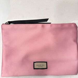 Gucci Pink Cosmetic Pouch